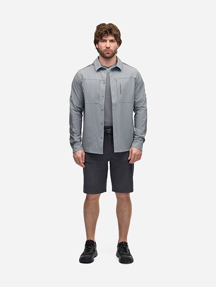 Рубашка мужская Breeze 1212 Grey