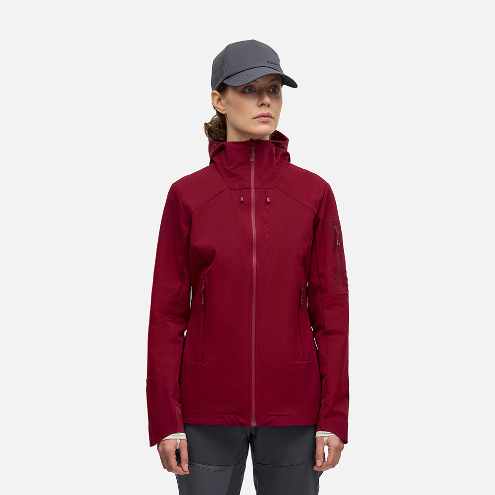 КУРТКА ЖЕНСКАЯ FINNTRAIL STRETCHSHELL W 1329 DARKRED